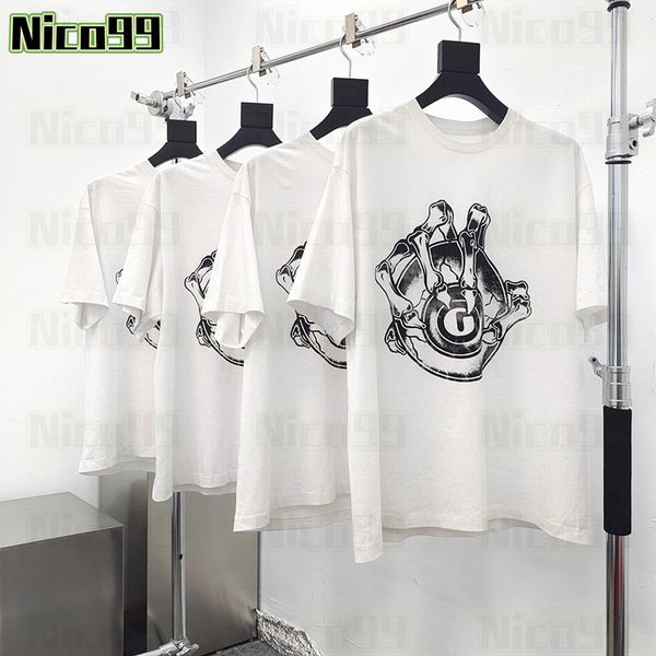 23ss new t shirt skull hand eyeball letters printed cotton round neck loose and versatile street men and women short sleeve, White;black
23ss new t shirt skull hand eyeball letters printed cotton round neck loose and versatile street men and women short sleeve, White;black