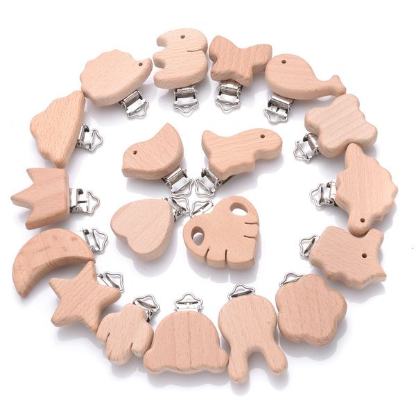 pacifier holders clips 10pcs nipple chain accessories beech wooden pentagram animal clip for teether care toys diy baby dummy 230403
pacifier holders clips 10pcs nipple chain accessories beech wooden pentagram animal clip for teether care toys diy baby dummy 230403