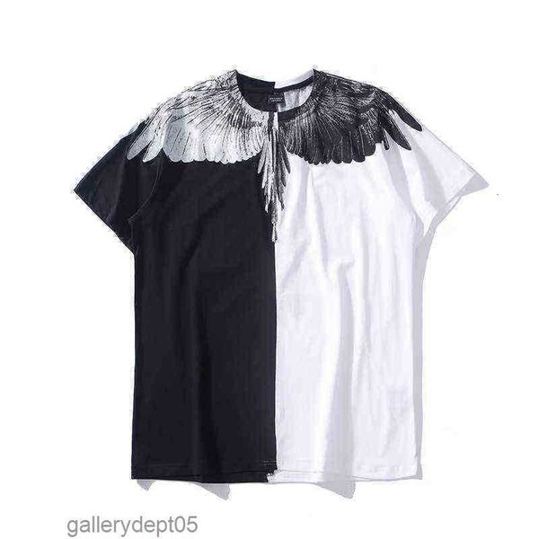 mb marcelo burron black and white splicing yin yang wing t-shirt round neck rise guochao short sleeve 1c1 1s1s1, White;black
mb marcelo burron black and white splicing yin yang wing t-shirt round neck rise guochao short sleeve 1c1 1s1s1, White;black