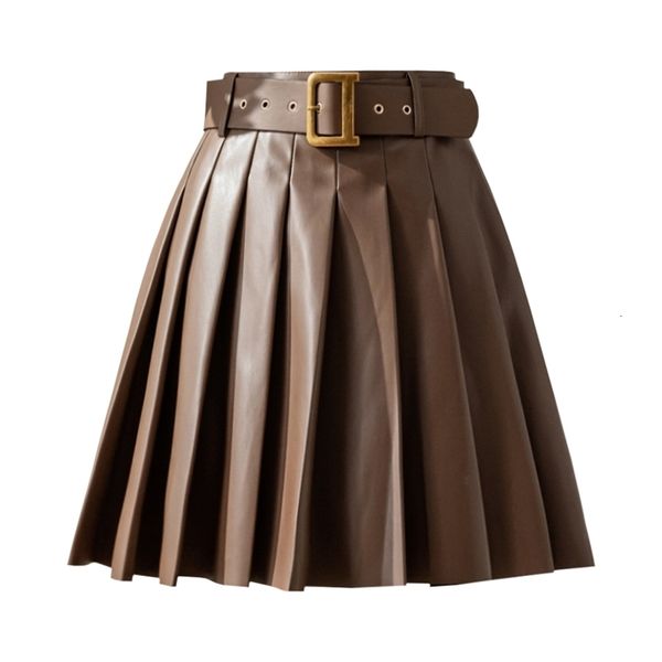 skirts er tong pu leather high waist a-line korean fashion short pleated leather autumn black mini leather y2k clothing 230404
skirts er tong pu leather high waist a-line korean fashion short pleated leather autumn black mini leather y2k clothing 230404