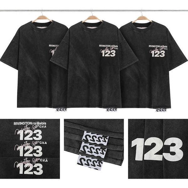 Fashion ESS Designer T-shirt Rrr123 summer wash used vintage men's and women's loose hip hop fashion brand short sleeve, Wash black
Fashion ESS Designer T-shirt Rrr123 summer wash used vintage men's and women's loose hip hop fashion brand short sleeve, Wash black