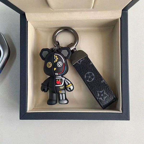 keychain car luxurys designers key chain solid color monogrammed keychains bear design versatile fashion leisure men women bags pendant acce, Silver
keychain car luxurys designers key chain solid color monogrammed keychains bear design versatile fashion leisure men women bags pendant acce, Silver