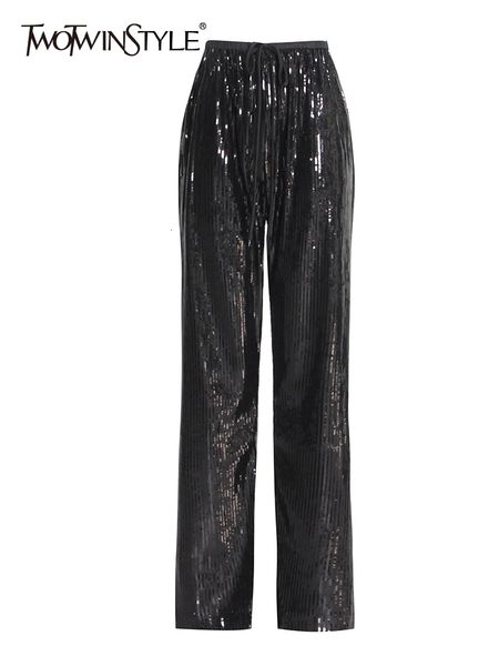 women's shorts twotyle autumn clothing trousers for women patchwork drawstring temperament loose wide leg pant female fashion style 230, White;black
women's shorts twotyle autumn clothing trousers for women patchwork drawstring temperament loose wide leg pant female fashion style 230, White;black