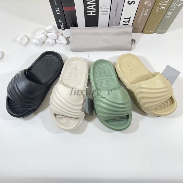 foam slippers wave bubble slides designer women slipper soft eva rubber sandals men summer beach shoes pool sliders with box, Black
foam slippers wave bubble slides designer women slipper soft eva rubber sandals men summer beach shoes pool sliders with box, Black