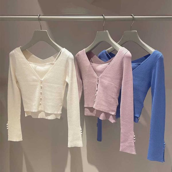 kuzuwata japanese solid color slim v neck cardigan vests two-piece suits 2023 early spring sweet outerwear long sleeve women, White
kuzuwata japanese solid color slim v neck cardigan vests two-piece suits 2023 early spring sweet outerwear long sleeve women, White