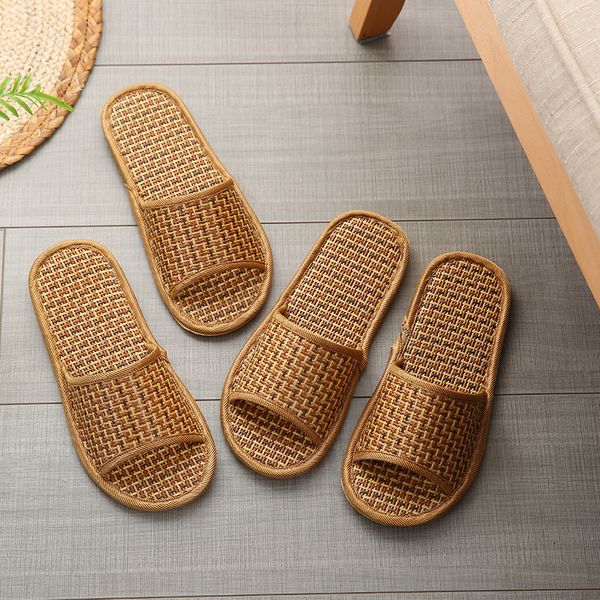 slippers spring and summer bamboo woven rattan grass lovers straw mat slippers indoor wooden floor home linen 230404, Black
slippers spring and summer bamboo woven rattan grass lovers straw mat slippers indoor wooden floor home linen 230404, Black