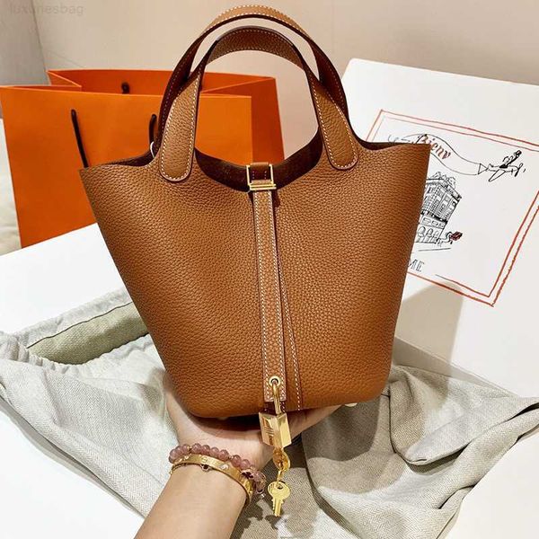 designer highend order togo leather vegetable basket women's hand bucket large capacity light luxury bag women picotin
designer highend order togo leather vegetable basket women's hand bucket large capacity light luxury bag women picotin