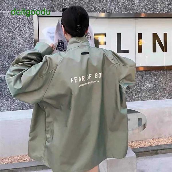 fear god season 7 mainline coach jacket flocking printed stand up neck nylon fosg charge coat men, Black;brown
fear god season 7 mainline coach jacket flocking printed stand up neck nylon fosg charge coat men, Black;brown