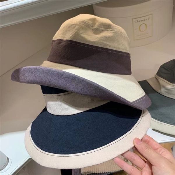 wide brim hats bucket hats designer luxury fisherman hat korean big brim fashion brand bucket hat casual 100% cotton high qualtiy women pana, Blue;gray
wide brim hats bucket hats designer luxury fisherman hat korean big brim fashion brand bucket hat casual 100% cotton high qualtiy women pana, Blue;gray