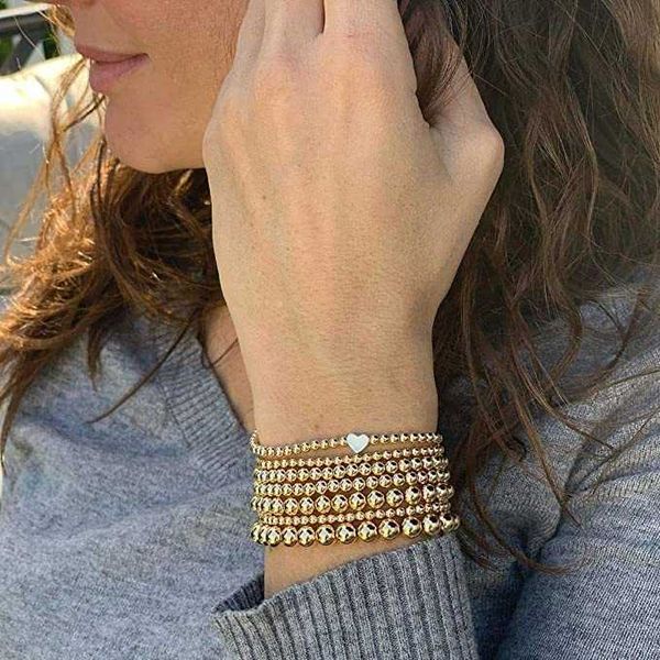 charm bracelets 4 pcs/set 4/5/6/8mm stretch bracelets gold balls smooth silver color jewelry expandable cord summer fashion for women aa2304, Golden;silver
charm bracelets 4 pcs/set 4/5/6/8mm stretch bracelets gold balls smooth silver color jewelry expandable cord summer fashion for women aa2304, Golden;silver