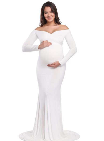 maternity dresses autumn pregnant women elegant fit pregnant women dress po shooting clothing long sleeve v-neck ruffled fit long dress 2304, White
maternity dresses autumn pregnant women elegant fit pregnant women dress po shooting clothing long sleeve v-neck ruffled fit long dress 2304, White