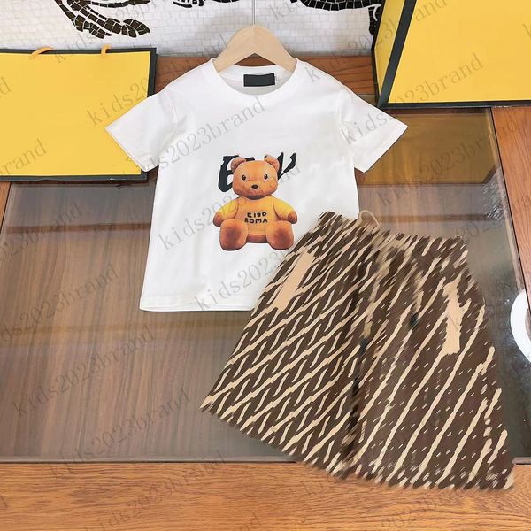 brand kids clothing sets designer t shirts with shorts two pieces sets 2023 fashion boys tracksuits high end children summer sports wear new, White
brand kids clothing sets designer t shirts with shorts two pieces sets 2023 fashion boys tracksuits high end children summer sports wear new, White