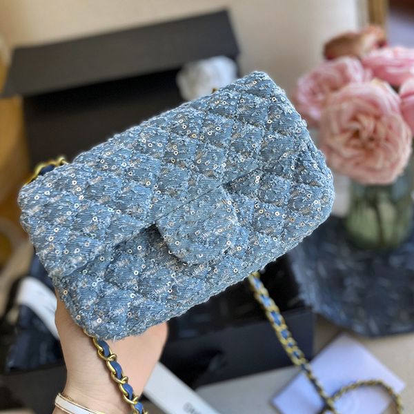 22c womens classic mini flap denim sequins bags tweed quilted sqaure purse gold metal hardware matelasse chain crossbody shoulder handbags o
22c womens classic mini flap denim sequins bags tweed quilted sqaure purse gold metal hardware matelasse chain crossbody shoulder handbags o