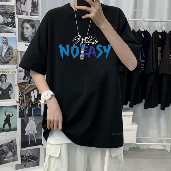 men's t-shirts harajuku stray kids levaner noeasy letter print short sleeve shirits fashion summer korean casual women men o-neck shirt, White;black
men's t-shirts harajuku stray kids levaner noeasy letter print short sleeve shirits fashion summer korean casual women men o-neck shirt, White;black