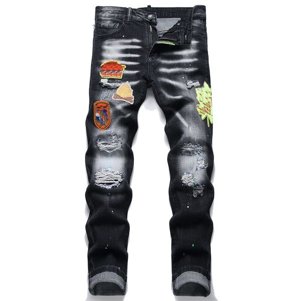 men's jeans designer jeans mens pants linen hip hop men distressed ripped biker slim fit motorcycle denim for, Blue
men's jeans designer jeans mens pants linen hip hop men distressed ripped biker slim fit motorcycle denim for, Blue