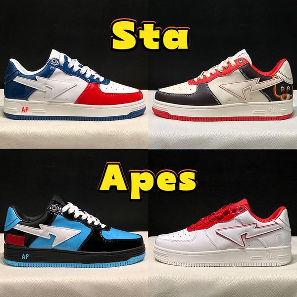2023 new apes sta low mens running shoes nigo france college dropout patent leather white red comics venom teal brown yellow suede tokyo wom
2023 new apes sta low mens running shoes nigo france college dropout patent leather white red comics venom teal brown yellow suede tokyo wom