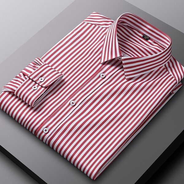 men's casual shirts thin long sleeve shirts for men striped slim fit formal shirt wrinkle comfortable elastic business without pocket c, White;black
men's casual shirts thin long sleeve shirts for men striped slim fit formal shirt wrinkle comfortable elastic business without pocket c, White;black