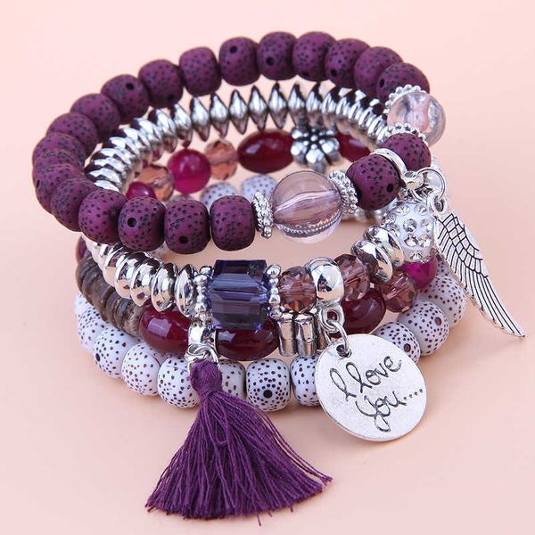 charm bracelets bohemian bracelets for women lava stone wings charm bracelet pendant beads wristband bangles for party jewelry aa230403, Golden;silver
charm bracelets bohemian bracelets for women lava stone wings charm bracelet pendant beads wristband bangles for party jewelry aa230403, Golden;silver