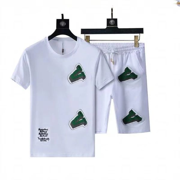 men t shirt shorts sets men's tracksuits fashion summer casual classic letter pattern print sleeve & shorts two-piece sets, Gray
men t shirt shorts sets men's tracksuits fashion summer casual classic letter pattern print sleeve & shorts two-piece sets, Gray