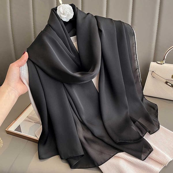 sarongs luxury scarf women designers silk headscarf hijab scarf long muslim shawl wrap turban bandana foulard satin scarves head wraps p2304, Blue;gray 
sarongs luxury scarf women designers silk headscarf hijab scarf long muslim shawl wrap turban bandana foulard satin scarves head wraps p2304, Blue;gray