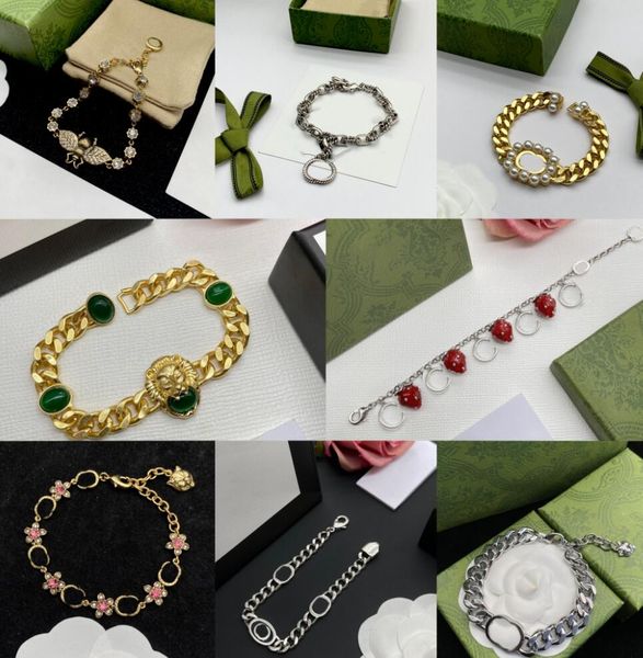 men women cuba bracelets fashion strawberry letter pendant bracelet designer classic pearl flowers bracelet luxury stainless steel bracelet, Golden;silver
men women cuba bracelets fashion strawberry letter pendant bracelet designer classic pearl flowers bracelet luxury stainless steel bracelet, Golden;silver