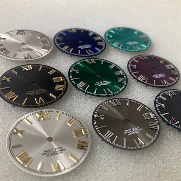 repair tools kits 10 styles 285mm no luminous roman numeral watch dial for nh35 nh36 movement 230404
repair tools kits 10 styles 285mm no luminous roman numeral watch dial for nh35 nh36 movement 230404