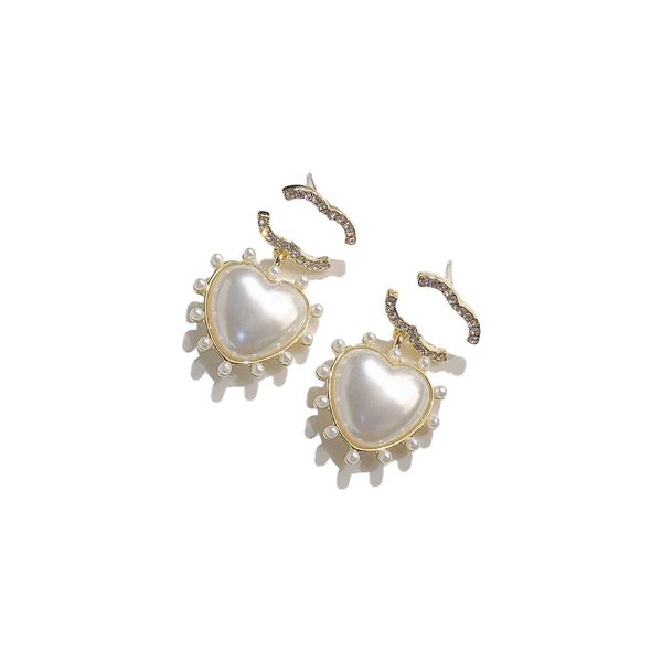 designer heart stud earrings for women stamp brand gold plated double letters fashion women temperament earring wedding jewerlry, Golden;silver
designer heart stud earrings for women stamp brand gold plated double letters fashion women temperament earring wedding jewerlry, Golden;silver