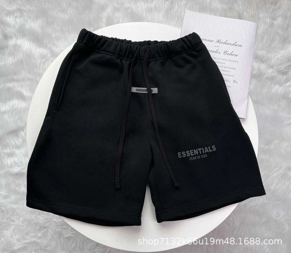 fashion ess designer short pants ess shorts pure cotton terry shorts for lovers, White;black
fashion ess designer short pants ess shorts pure cotton terry shorts for lovers, White;black