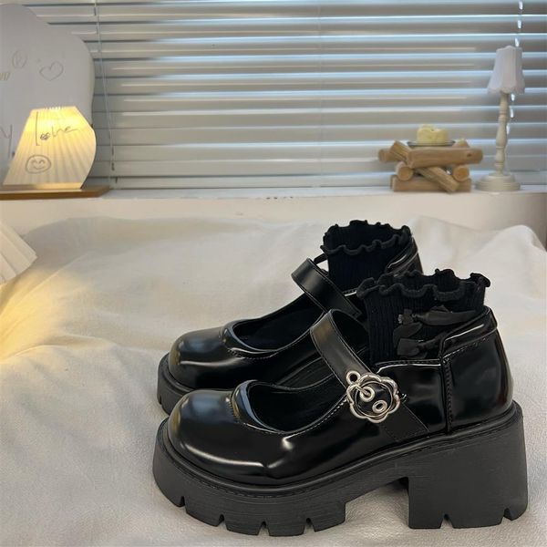 dress shoes lolita shoes women's mary jane vintage girl student jk uniform high heel platform shoes role play white women's shoes, Black
dress shoes lolita shoes women's mary jane vintage girl student jk uniform high heel platform shoes role play white women's shoes, Black