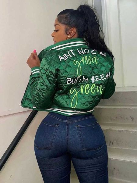 fashion varsity jacket women autumn winter 2023 casual letter embroidery quilted coat cotton padded jacket streetwear parkas red, Black;brown
fashion varsity jacket women autumn winter 2023 casual letter embroidery quilted coat cotton padded jacket streetwear parkas red, Black;brown