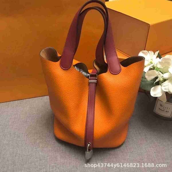 designer luxury h vegetable basket togo layer cowhide litchi pattern female handheld oblique cross bucket wedding bag5skf picotin
designer luxury h vegetable basket togo layer cowhide litchi pattern female handheld oblique cross bucket wedding bag5skf picotin