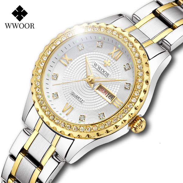 women's watches montre femme wwoor brand luxury diamond ladies dress gold full steel quartz bracelet for women reloj mujer 230404, Slivery;golden
women's watches montre femme wwoor brand luxury diamond ladies dress gold full steel quartz bracelet for women reloj mujer 230404, Slivery;golden