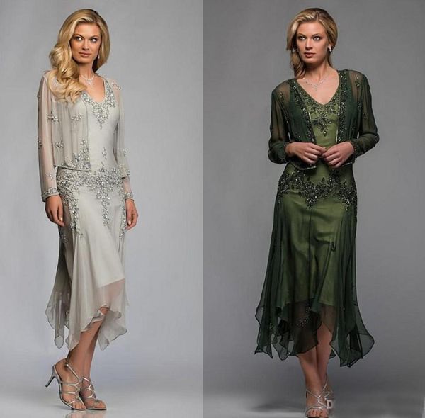 long sleeve mother of the bride dresses with wrap beading v neck chiffon mother formal evening dress tea length5198592, Black;red
long sleeve mother of the bride dresses with wrap beading v neck chiffon mother formal evening dress tea length5198592, Black;red