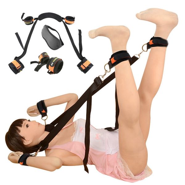fabric sm flexible neck pillow easy open leg bondagge kit detachable handcuff/ankle cuff fetish slave roleplay sling toy for, Black;white
fabric sm flexible neck pillow easy open leg bondagge kit detachable handcuff/ankle cuff fetish slave roleplay sling toy for, Black;white