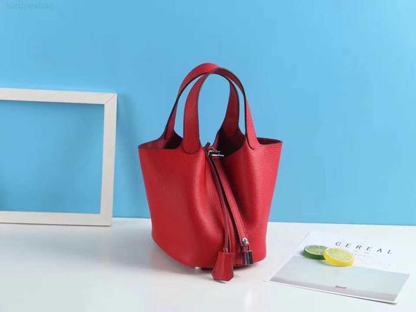 designer luxury bag h first layer lychee grain cow leather bucket silver buckle fashion portable vegetable basket women's bagbbxa3cva p
designer luxury bag h first layer lychee grain cow leather bucket silver buckle fashion portable vegetable basket women's bagbbxa3cva p