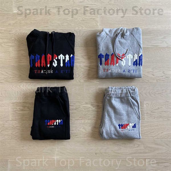 men hoodie jogger pants trapstar chenille decoded hooded tracksuit 1:1 embroidered sportswear women suits, Gray
men hoodie jogger pants trapstar chenille decoded hooded tracksuit 1:1 embroidered sportswear women suits, Gray