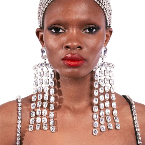 dangle chandelier super large crystal pendant earrings wedding jewelry handmade s long edge large drop earrings girl accessories 230403, Silver
dangle chandelier super large crystal pendant earrings wedding jewelry handmade s long edge large drop earrings girl accessories 230403, Silver