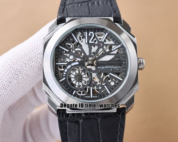 new octo finissimo 103667 miyota automatic mens watch steel case skeleton dial gents fashion sport watches black leather strap, Slivery;brown
new octo finissimo 103667 miyota automatic mens watch steel case skeleton dial gents fashion sport watches black leather strap, Slivery;brown