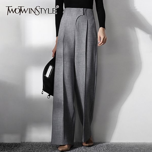 women's shorts twotyle casual irregular solid pant female high waist widelegged straight trouser for women fashion autumn style 230404, White;black
women's shorts twotyle casual irregular solid pant female high waist widelegged straight trouser for women fashion autumn style 230404, White;black