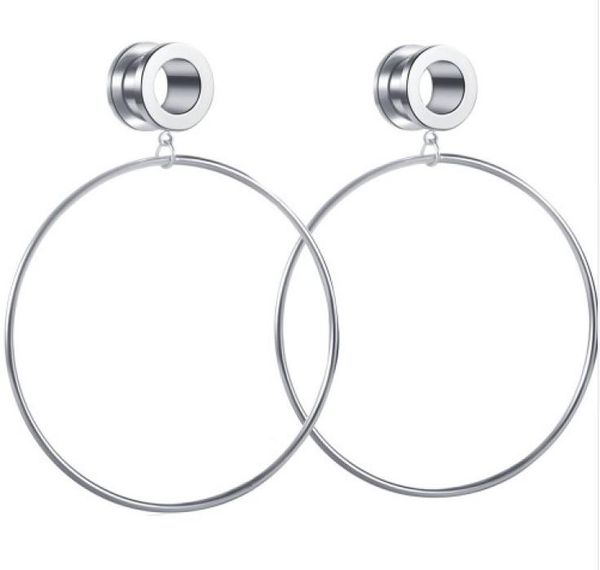stainless steel flesh tunnels double flared dangle ear stretcher plug earrng gauges expanders body jewelry piercing stainless ear 9771600, Silver
stainless steel flesh tunnels double flared dangle ear stretcher plug earrng gauges expanders body jewelry piercing stainless ear 9771600, Silver