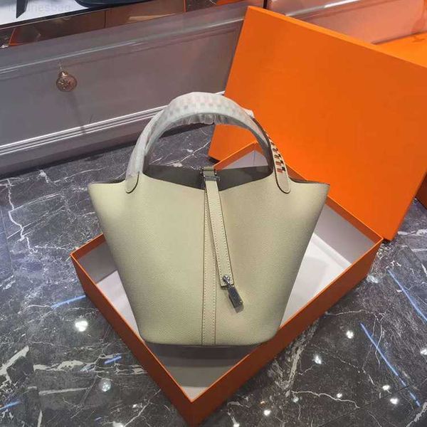 designer luxury genuine handheld women's water bucket original togo leather palm pattern vegetable basket bag15fd0t9y picotin
designer luxury genuine handheld women's water bucket original togo leather palm pattern vegetable basket bag15fd0t9y picotin