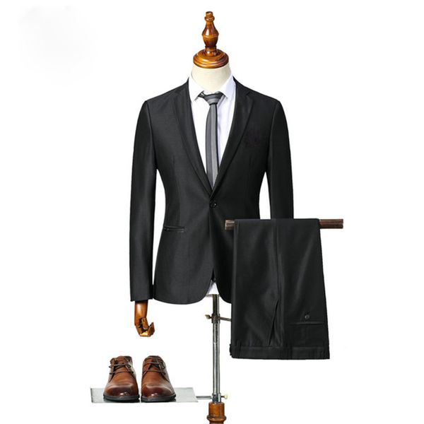 men's suit suit jacket suit trousers fashion business elite casual boutique simple but not out of date solid color business casual suit, White;black
men's suit suit jacket suit trousers fashion business elite casual boutique simple but not out of date solid color business casual suit, White;black
