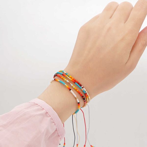 charm bracelets colorful miyuki tiny simple string red blue white dainty handmade beaded bracelet 2023 fashion style holiday pulseragift aa2, Golden;silver
charm bracelets colorful miyuki tiny simple string red blue white dainty handmade beaded bracelet 2023 fashion style holiday pulseragift aa2, Golden;silver