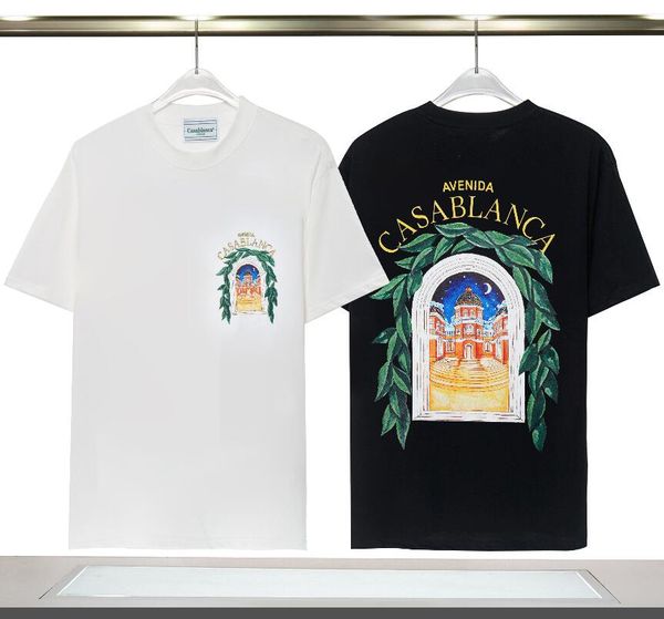 100% cotton casablanca t shirt luxury men's tees wear summer round neck sweat absorbing short sleeves outdoor breathable cotton t shirt, White;black
100% cotton casablanca t shirt luxury men's tees wear summer round neck sweat absorbing short sleeves outdoor breathable cotton t shirt, White;black