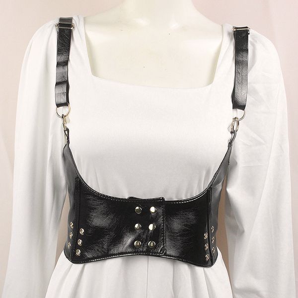belts pu leather strap fashion women's body binding cage carved strap waist strap hanging strap gothic harajuku strap 230403, Black;brown
belts pu leather strap fashion women's body binding cage carved strap waist strap hanging strap gothic harajuku strap 230403, Black;brown