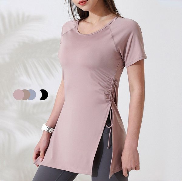 lu quick-drying women's running short-sleeved fitness yoga tight breathable slim sport t-shirt long fitness room nude elasticity outdoo
lu quick-drying women's running short-sleeved fitness yoga tight breathable slim sport t-shirt long fitness room nude elasticity outdoo