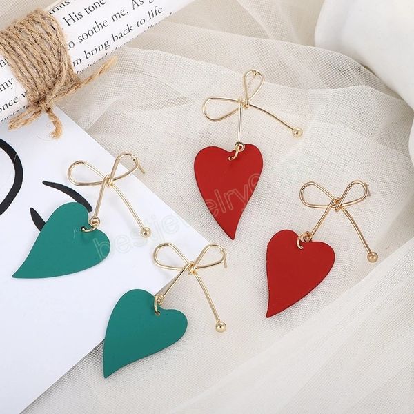 korean fashion jewelry shining bowknot hollow heart drop earrings for women girls vintage red dangle earrings wedding jewelry, Silver
korean fashion jewelry shining bowknot hollow heart drop earrings for women girls vintage red dangle earrings wedding jewelry, Silver