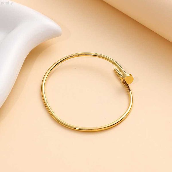 high edition clou small model nail bangles bracelets for women girl ladies stainless steel brand thin bracelet, Golden;silver
high edition clou small model nail bangles bracelets for women girl ladies stainless steel brand thin bracelet, Golden;silver