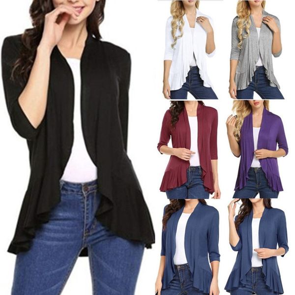 women's knits tees foreign trade cardigan's coats summer autumn jacket solid color cropped office lady 230403, White
women's knits tees foreign trade cardigan's coats summer autumn jacket solid color cropped office lady 230403, White