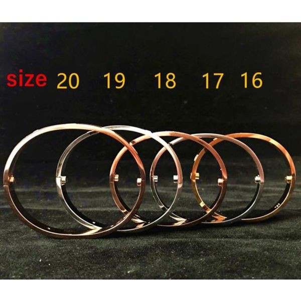 stainless steel love bracelets silver rose gold bangles women men titanium bangle screw screwdriver bracelet couple jewelry with d204o, Black
stainless steel love bracelets silver rose gold bangles women men titanium bangle screw screwdriver bracelet couple jewelry with d204o, Black